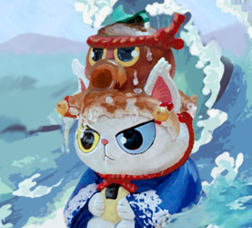 DF新品 · 泡面猫 | 馋嘴喵咪也食人间烟火，大义凛然拒绝美味小章